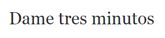 Tres-minutos